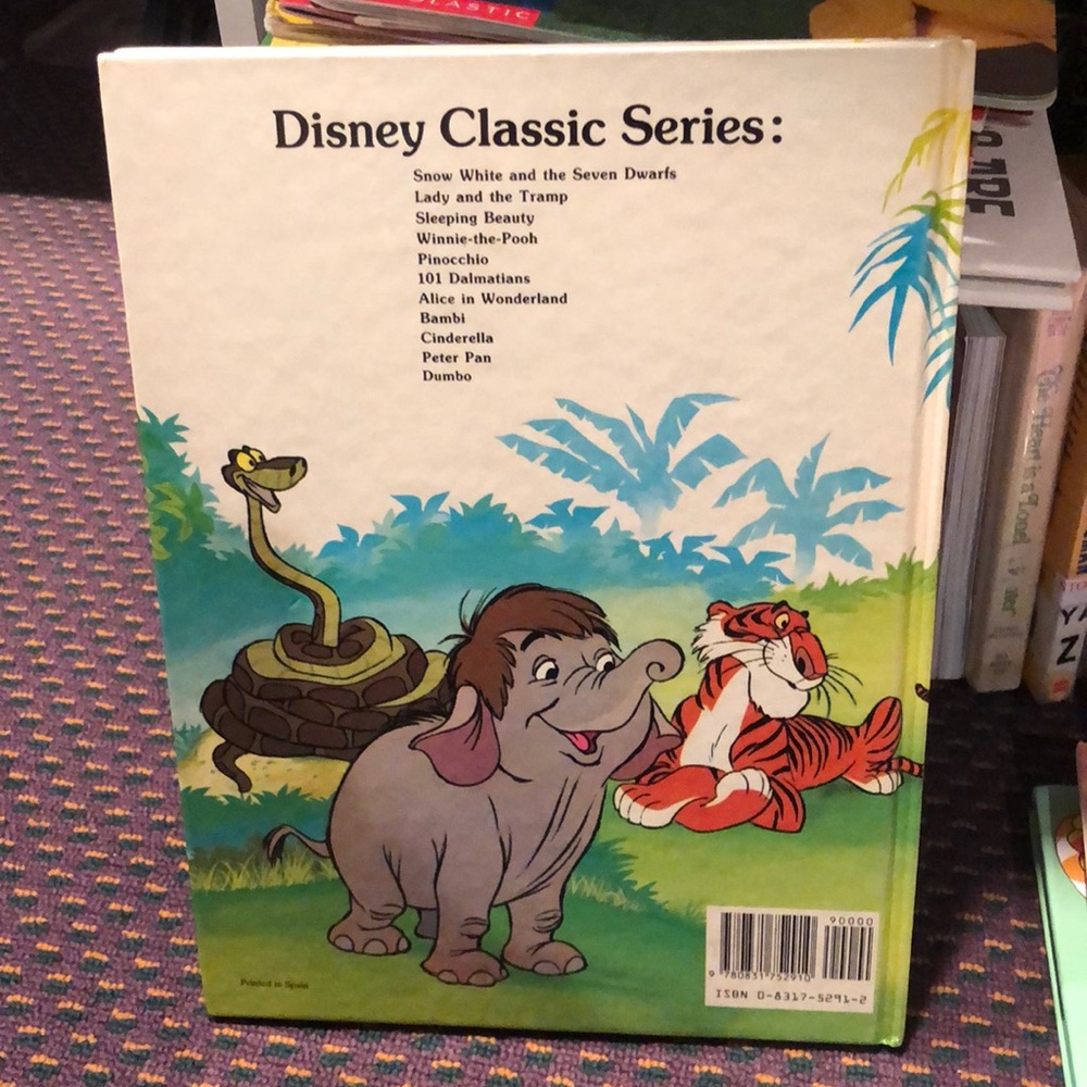 Vintage 1986 children’s book Walt Disney classic The Jungle Book - Picture 2 of 14